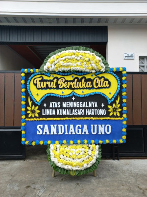 Papan Bunga Duka di Gita